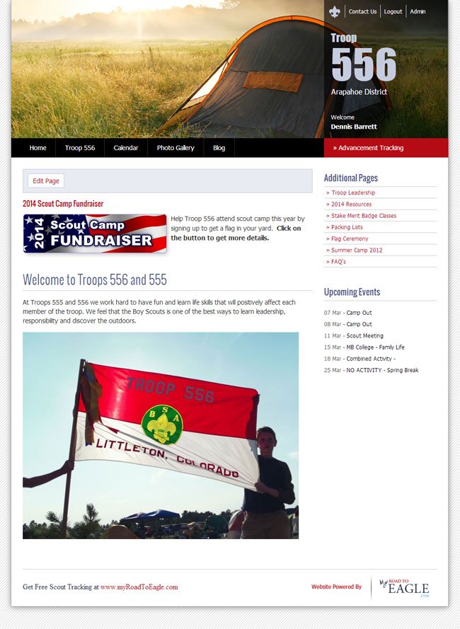 My Road To Eagle Unit Website